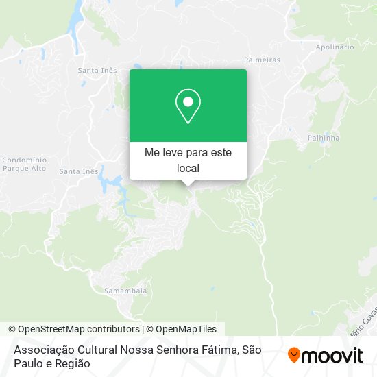 Associação Cultural Nossa Senhora Fátima mapa