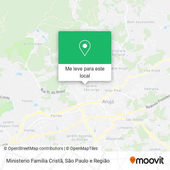 Ministerio Familia Cristã mapa