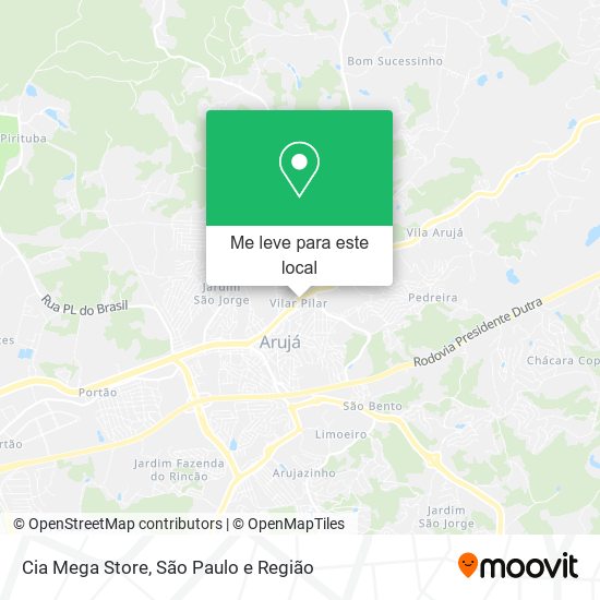 Cia Mega Store mapa