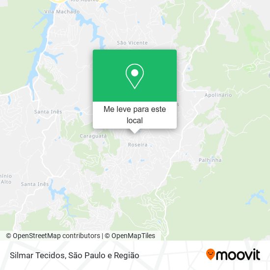 Silmar Tecidos mapa
