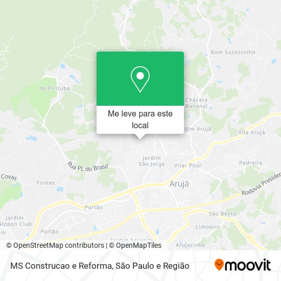 MS Construcao e Reforma mapa