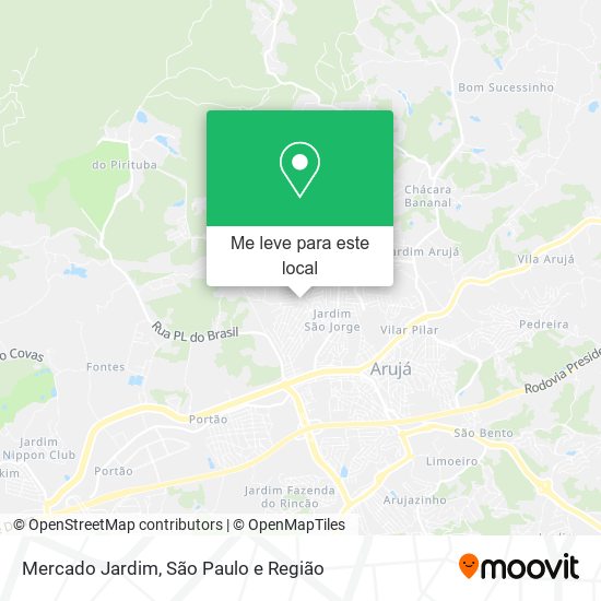 Mercado Jardim mapa