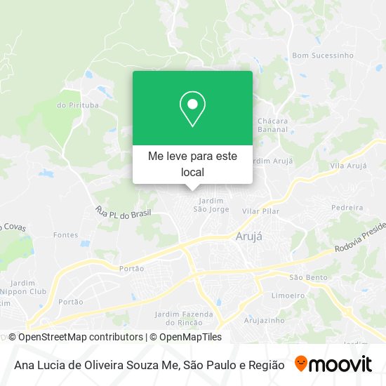Ana Lucia de Oliveira Souza Me mapa