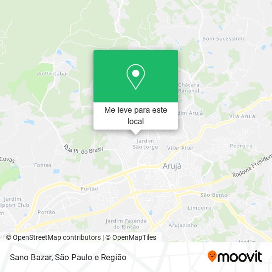 Sano Bazar mapa