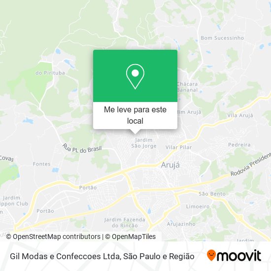 Gil Modas e Confeccoes Ltda mapa