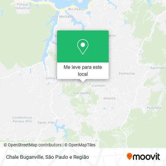 Chale Buganville mapa