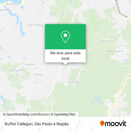 Buffet Callegari mapa