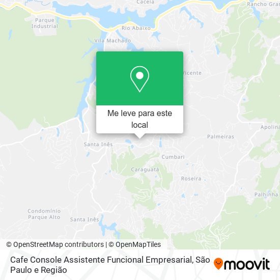 Cafe Console Assistente Funcional Empresarial mapa