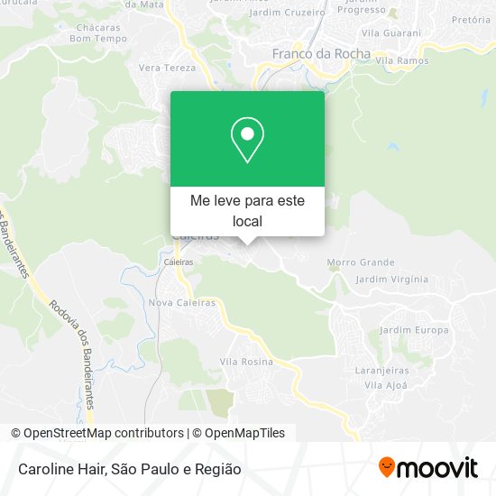 Caroline Hair mapa