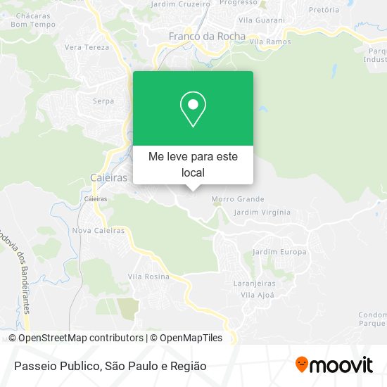 Passeio Publico mapa