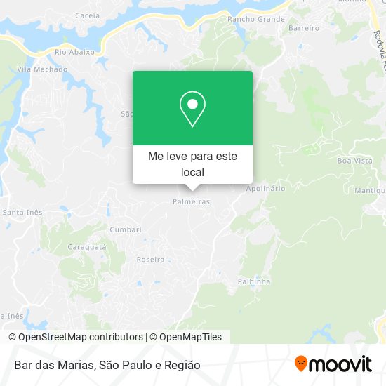 Bar das Marias mapa