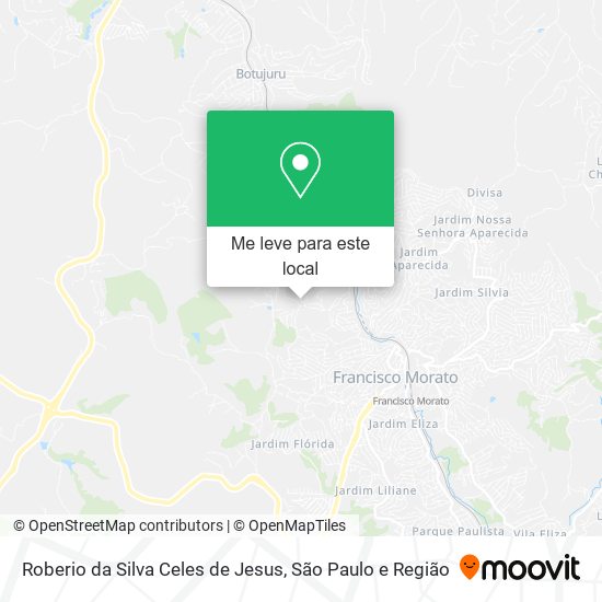 Roberio da Silva Celes de Jesus mapa