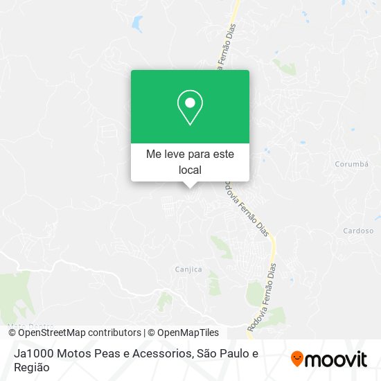 Ja1000 Motos Peas e Acessorios mapa