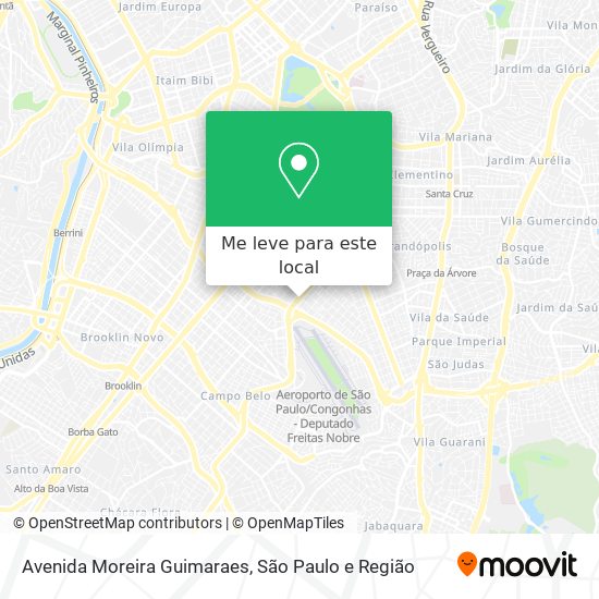 Avenida Moreira Guimaraes mapa