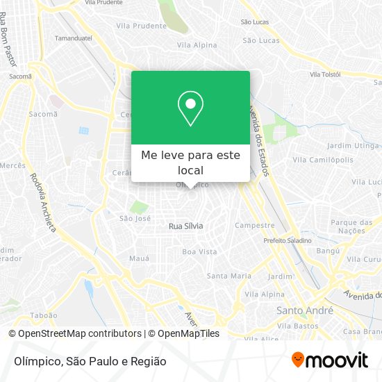 Olímpico mapa