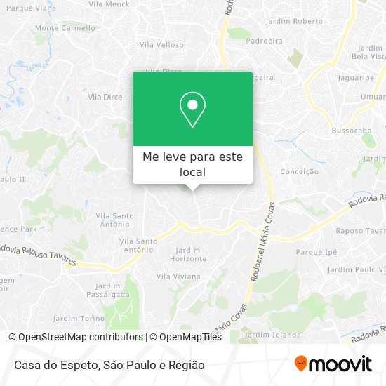 Casa do Espeto mapa