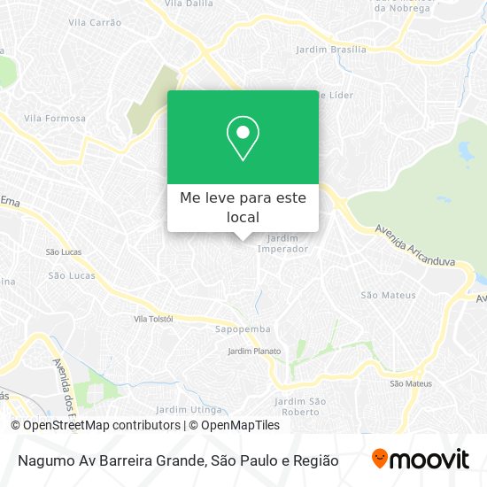 Nagumo Av Barreira Grande mapa