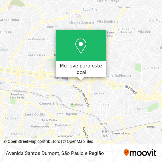 Avenida Santos Dumont mapa
