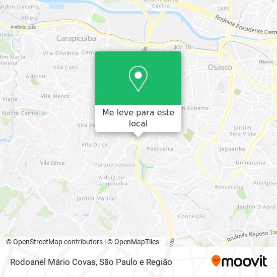 Rodoanel Mário Covas mapa