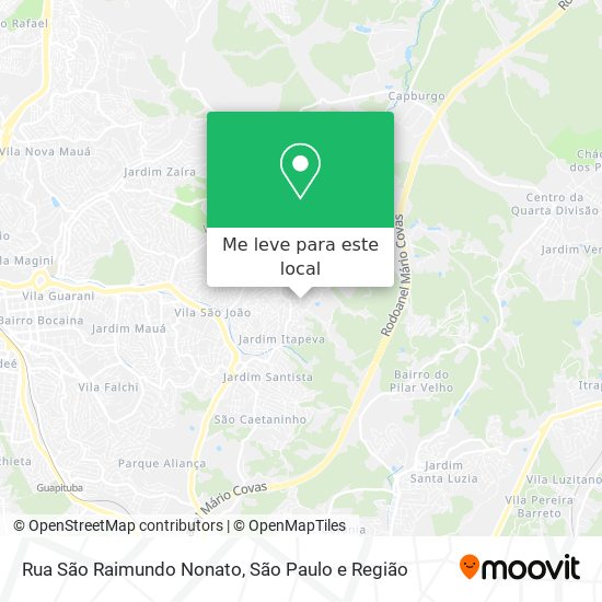 Rua São Raimundo Nonato mapa