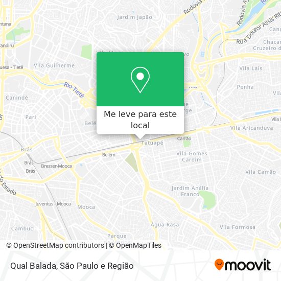 Qual Balada mapa