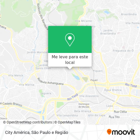 City América mapa