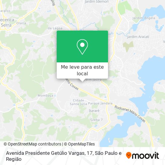 Avenida Presidente Getúlio Vargas, 17 mapa