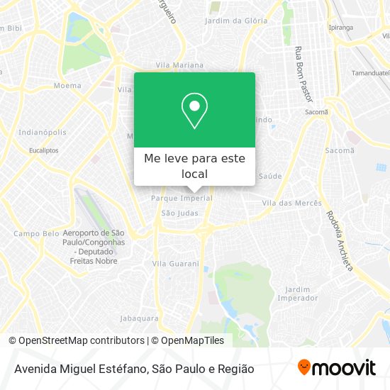 Avenida Miguel Estéfano mapa