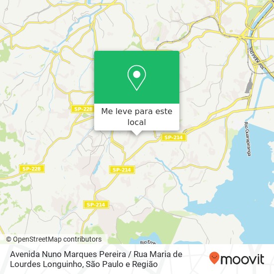 Avenida Nuno Marques Pereira / Rua Maria de Lourdes Longuinho mapa