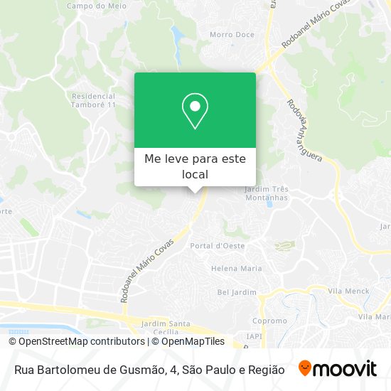 Rua Bartolomeu de Gusmão, 4 mapa