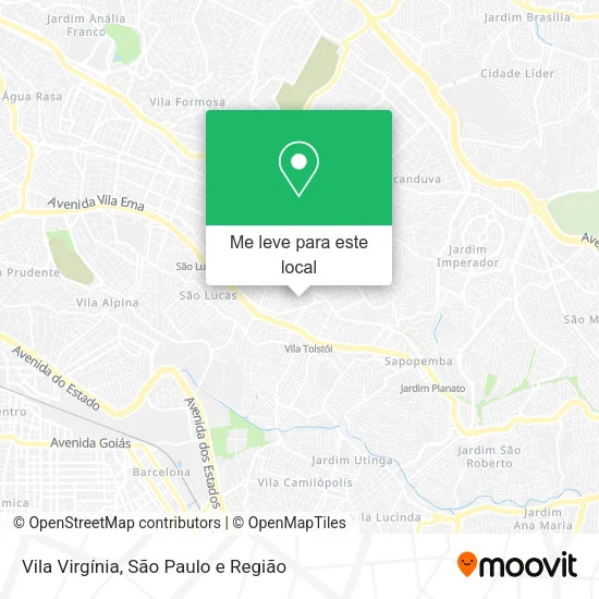 Vila Virgínia mapa