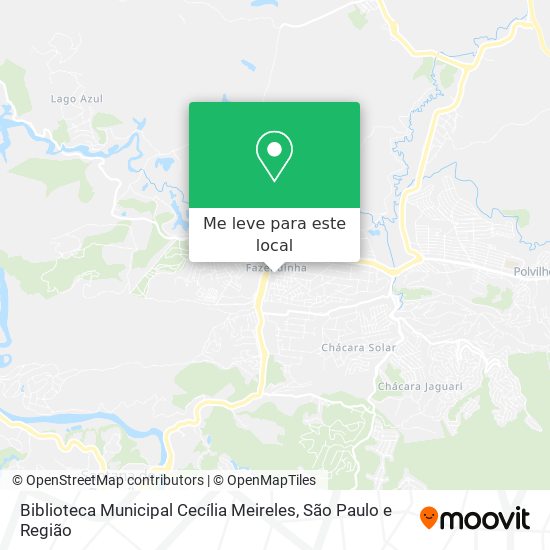 Biblioteca Municipal Cecília Meireles mapa