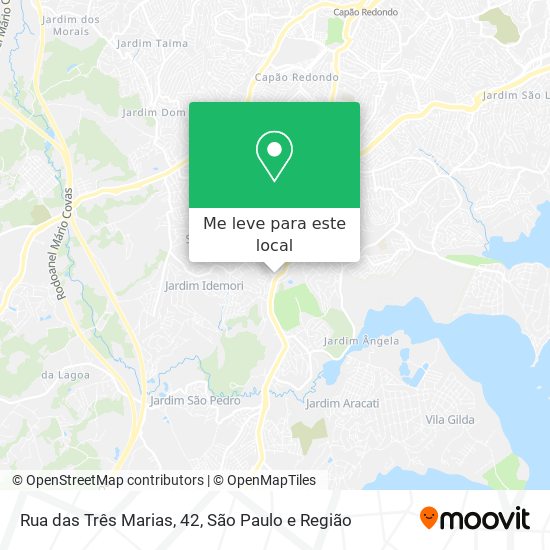 Rua das Três Marias, 42 mapa