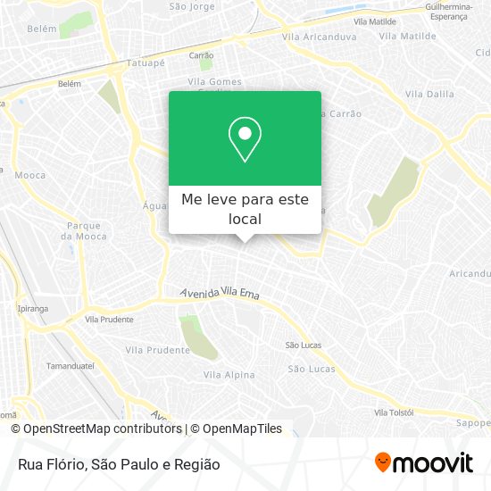 Rua Flório mapa