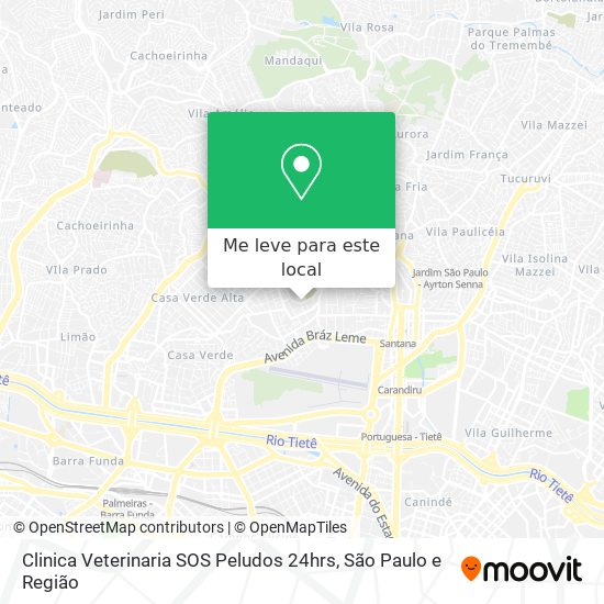 Clinica Veterinaria SOS Peludos 24hrs mapa