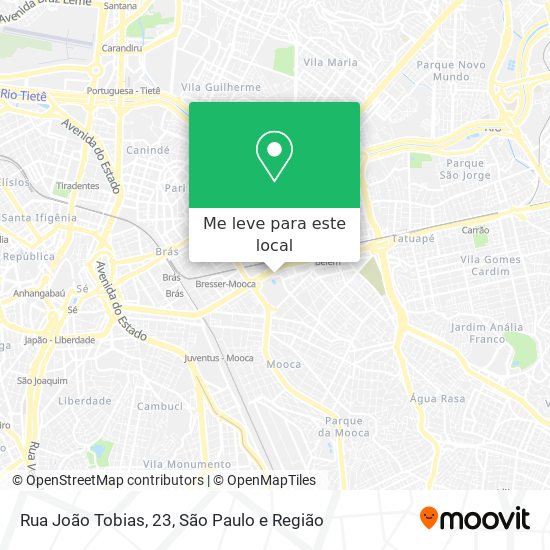 Rua João Tobias, 23 mapa
