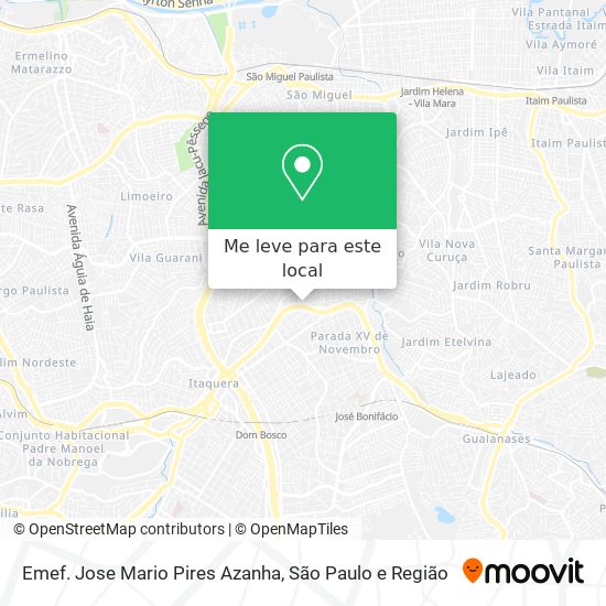 Emef. Jose Mario Pires Azanha mapa