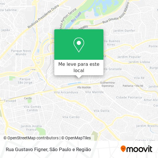 Rua Gustavo Figner mapa