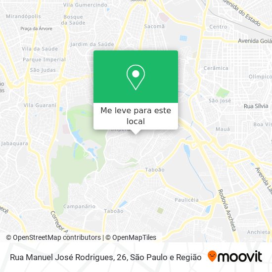 Rua Manuel José Rodrigues, 26 mapa