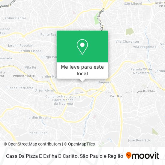 Casa Da Pizza E Esfiha D Carlito mapa