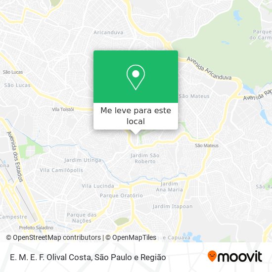 E. M. E. F. Olival Costa mapa