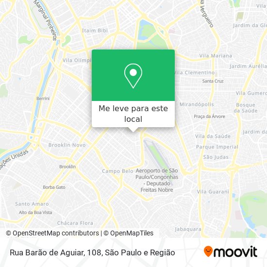 Rua Barão de Aguiar, 108 mapa