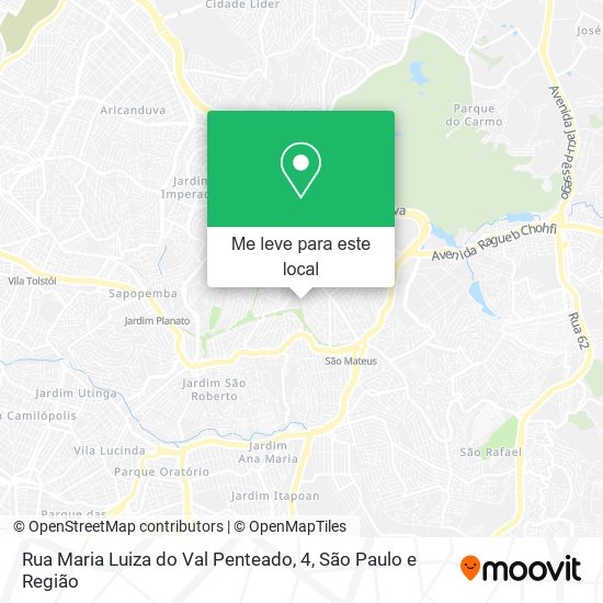 Rua Maria Luiza do Val Penteado, 4 mapa