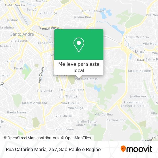 Rua Catarina Maria, 257 mapa