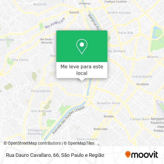 Rua Dauro Cavallaro, 66 mapa