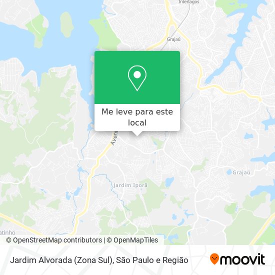 Jardim Alvorada (Zona Sul) mapa