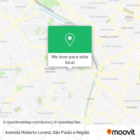 Avenida Roberto Lorenz mapa