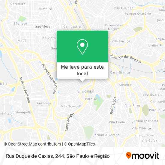 Rua Duque de Caxias, 244 mapa