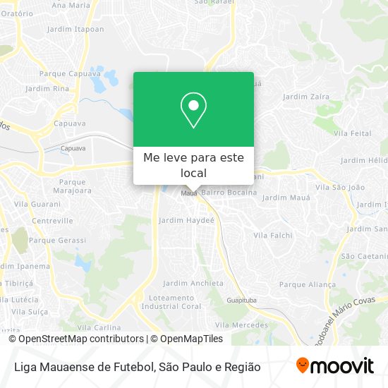 Liga Mauaense de Futebol mapa
