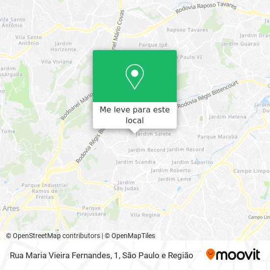 Rua Maria Vieira Fernandes, 1 mapa